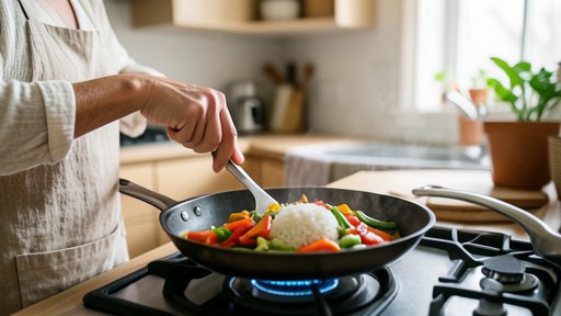 Идеальный жареный рис за 27 минут: как превратить остатки продуктов в ресторанный ужин